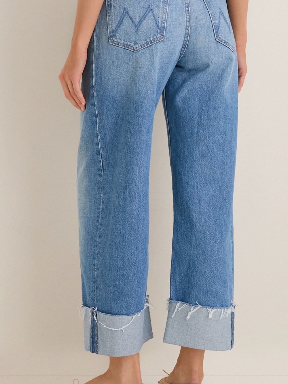 NWT! MOTHER half pipe ankle cuff fray - Picture 4 of 7